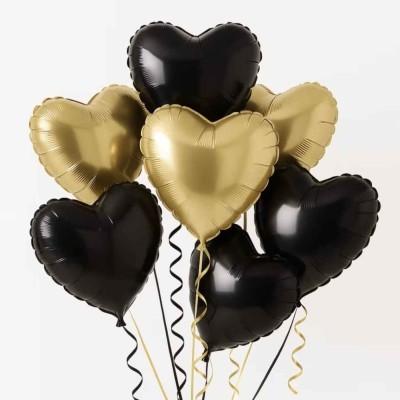 Black & Gold Hearts