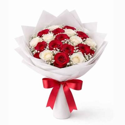 Valentine’s Day Bouquet - Red/White