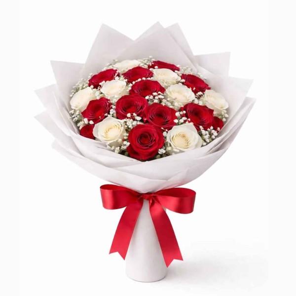 Valentine’s Day Bouquet - Red/White