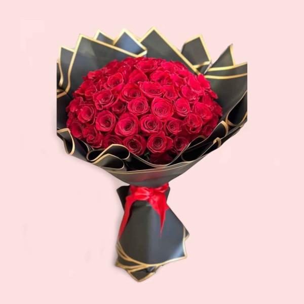 Red Roses 50ct Bouquet
